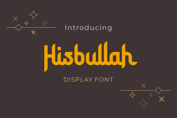 Hisbullah: A Bold Display Font for Timeless Design