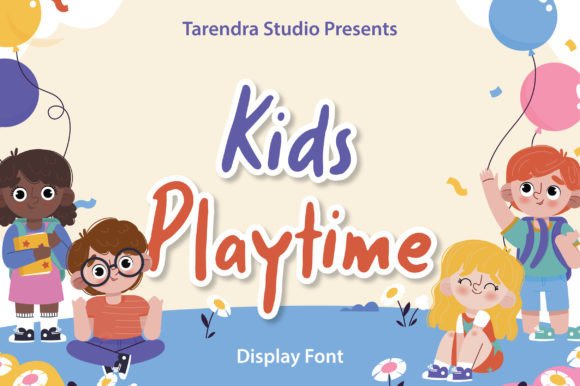 Kids Playtime: A Fun Font for Creative Projects