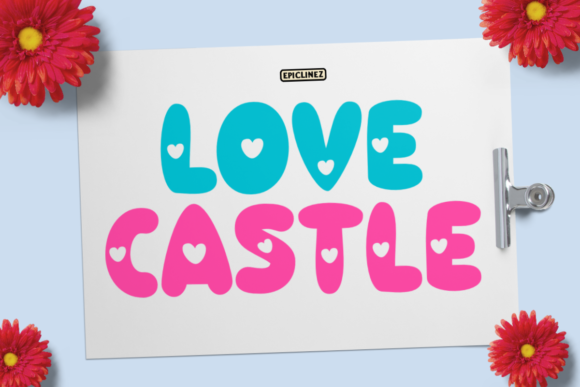 Love Castle: A Playful Font for Modern Design