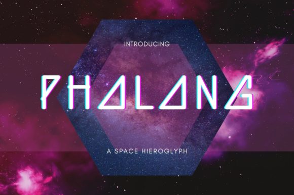 Phalang: A Sci-Fi Display Font for Bold Design