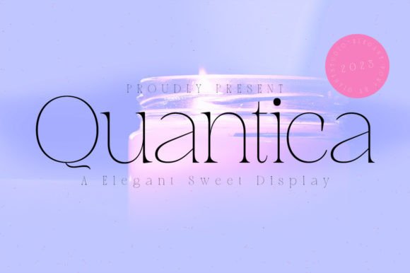 Quantica: Elevating Design with Sophisticated Serif Typography