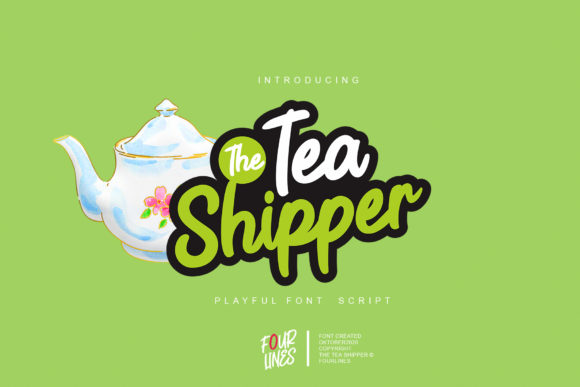 The Tea Shipper: A Playful Font for Modern Design